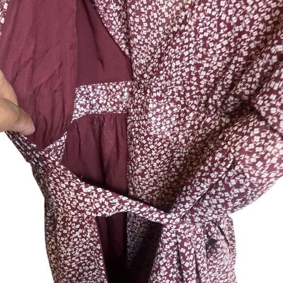 625. Shareen collections australian floral Cottagecore feminine wrap dress - Picture 5 of 9